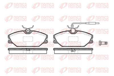 Комплект тормозных колодок, дисковый тормоз REMSA 0208.12 для RENAULT SPORT