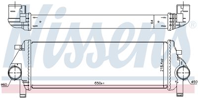 INTERCOOLER COMPRESOR NISSENS 961238 4