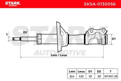 амортисьор STARK SKSA-0130056