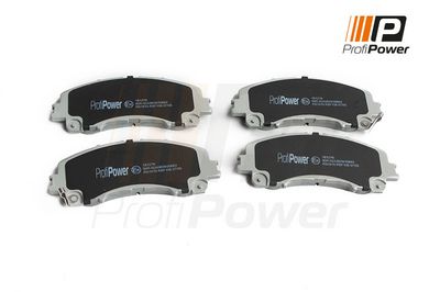 stabdžių trinkelių rinkinys, diskinis stabdys 1B1276 ProfiPower