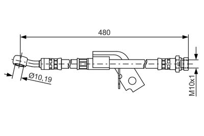 BOSCH Bremsschlauch