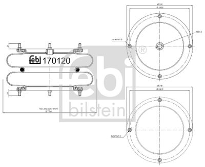 FEBI BILSTEIN Federbalg, Luftfederung