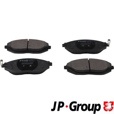 Комплект тормозных колодок, дисковый тормоз JP GROUP 6363603110 для CHEVROLET SPARK