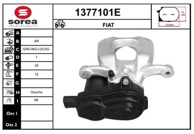 BREMSSATTEL SNRA 1377101E
