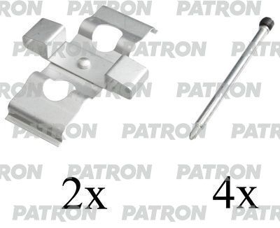 Комплектующие, колодки дискового тормоза PATRON PSRK1077 для MERCEDES-BENZ 124