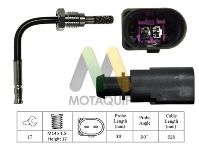 SENZOR TEMPERATURA GAZE EVACUARE