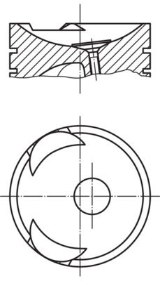 Zuiger - 1275800 - MAHLE