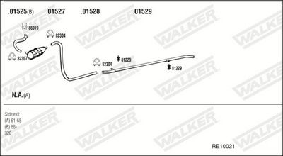 Изпускателна система WALKER RE10021
