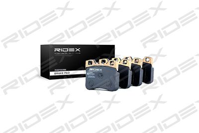 Комплект тормозных колодок, дисковый тормоз RIDEX 402B0765 для CITROËN AX
