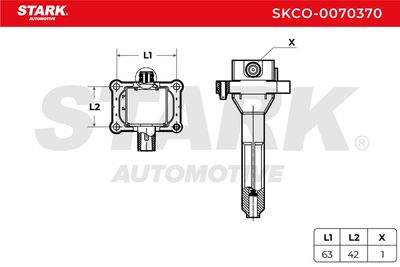 запалителна бобина STARK SKCO-0070370