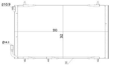 KONDENSATOR KLIMAANLAGE