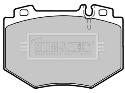BORG & BECK BBP2137 Тормозные колодки и сигнализаторы  для MERCEDES-BENZ S-CLASS (W220) S 430 4-matic (220.083, 220.183)
