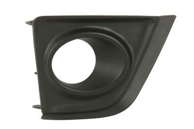 Voorbumper afdekking (met mistlampgaten, plastic) past: TOYOTA COROLLA SDN E17 06.13-07.16