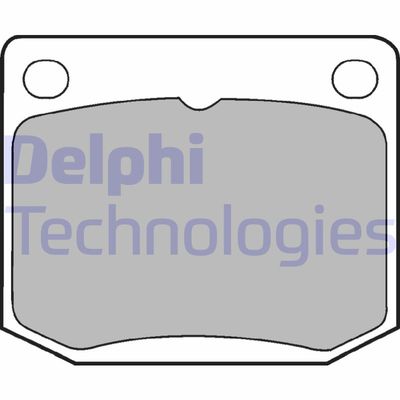 Комплект тормозных колодок, дисковый тормоз DELPHI LP131 для SAAB 90