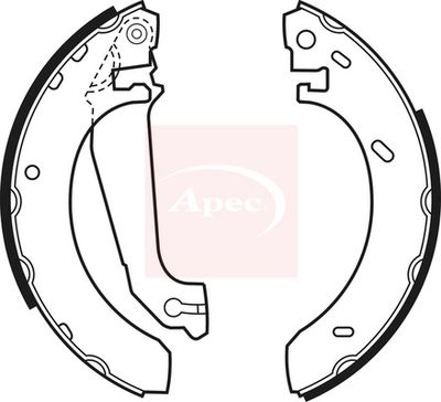APEC Brake Shoe Set SHU489