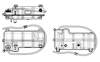 Expansionskärl, kylvätska NRF 454046