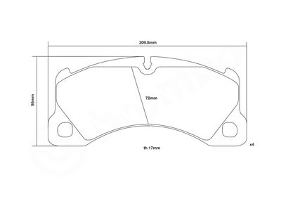 SET PLACUTE FRANA DE PERFORMANTA BREMBO 07B31467 2