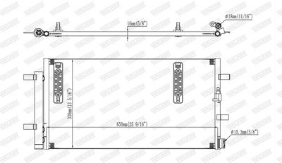 CONDENSATOR CLIMATIZARE WALKER WCD00163 6