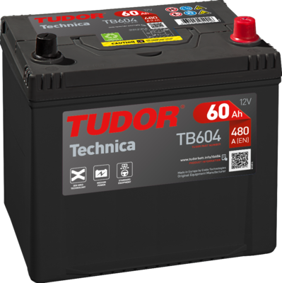 Стартерная аккумуляторная батарея TUDOR TB604 для TOYOTA SOLARA