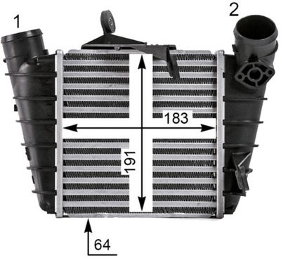 INTERCOOLER COMPRESOR MAHLE CI530000P 7