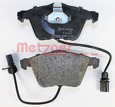 BREMSBELAGSATZ SCHEIBENBREMSE METZGER AUTOTEILE 1170268 2