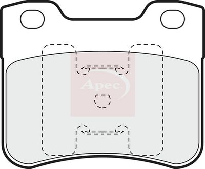 APEC Brake Pad Set, disc brake PAD917