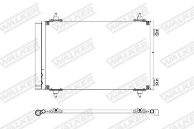 CONDENSATOR CLIMATIZARE WALKER WCD00326 7