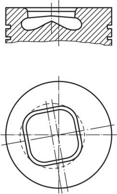 PISTON MAHLE 6078200