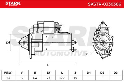 стартер STARK SKSTR-0330386