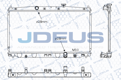 JDEUS 013M38 Крышка радиатора  для HONDA CR-Z (Хонда Кр-з)