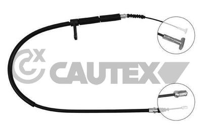 Тросик, cтояночный тормоз CAUTEX 019032 для ALFA ROMEO GT