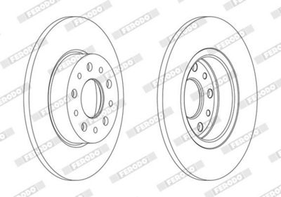 DISC FRANA FERODO DDF2286C 1