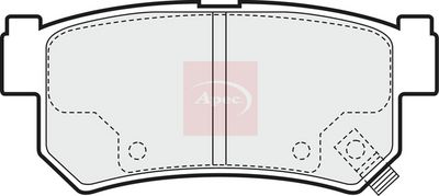 APEC Brake Pad Set, disc brake PAD1462