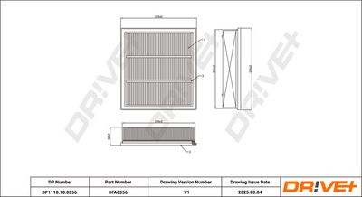 LUFTFILTER DR!VE+ DP1110100356 7