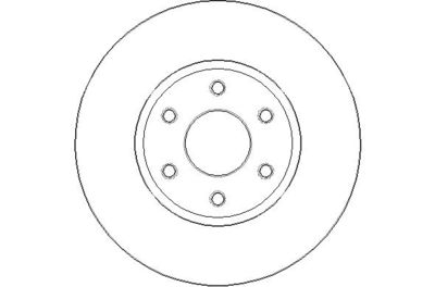 NATIONAL NBD1603 Тормозные диски для NISSAN NP300 NAVARA (D40) 2.5 dCi 4WD (D40TT, D40T, D40M, D40BB)