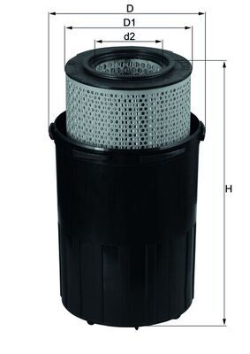 Filtr powietrza KNECHT LX 388