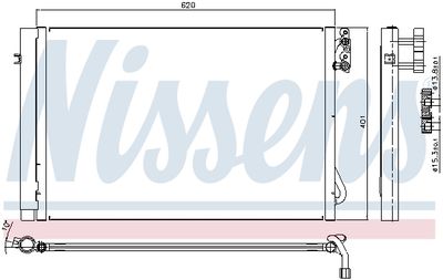 CONDENSATOR CLIMATIZARE NISSENS 94872 1