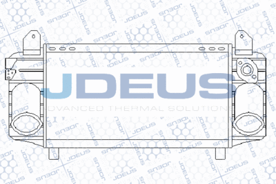 JDEUS M-801067A Интеркулер  для AUDI A2 (Ауди А2)