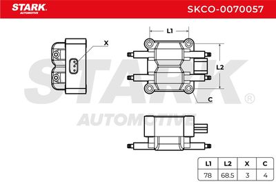 запалителна бобина STARK SKCO-0070057