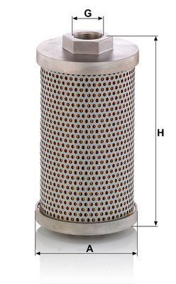 Hydraulisch filter (patroon) past: CLARK GCS20MB, GCS20MC, GCS30MB, GCS30MC  DITCH WITCH FX 30  KOMATSU JH30B, JH63, JH63-2, JH90E, JH90EH  KUBOTA B 2400, B 2410, B 2410 HSD, B 2410 HSDB, KH 008