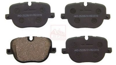 ASVA AKD-25205 Тормозные колодки и сигнализаторы  для LAND ROVER RANGE ROVER III (L322) 4.4 D 4x4