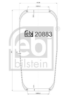 FEBI BILSTEIN Federbalg, Luftfederung