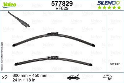 Pióro wycieraczki VALEO 577829