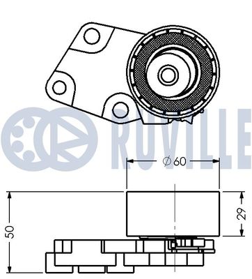ROLA INTINZATOR CUREA DISTRIBUTIE RUVILLE 540364 1