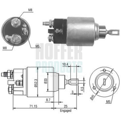 SOLENOID ELECTROMOTOR