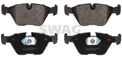 комплект спирачно феродо, дискови спирачки SWAG 20 91 6442