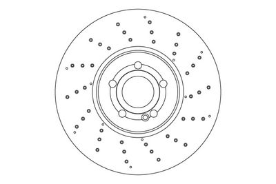BREMSSCHEIBE TRW DF6865S