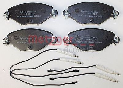 SET PLACUTE FRANA FRANA DISC METZGER AUTOTEILE 1170419 1