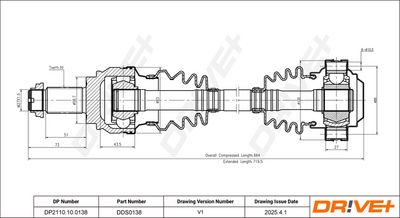 ANTRIEBSWELLE DR!VE+ DP2110100138