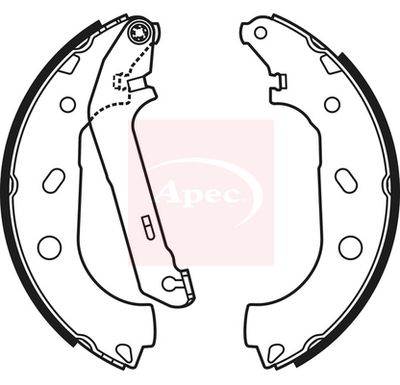 APEC Brake Shoe Set SHU658